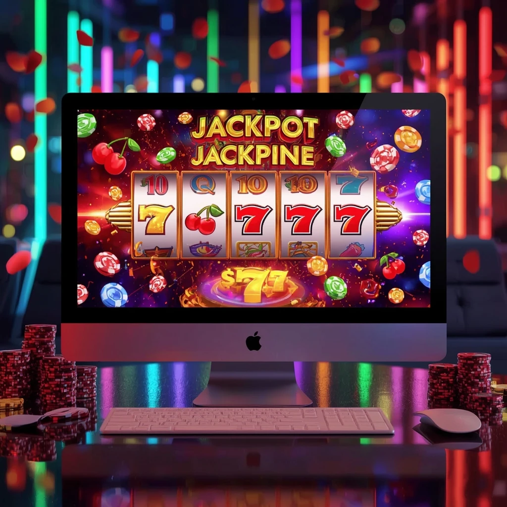 tragaperras en el monitor ALF CASINO